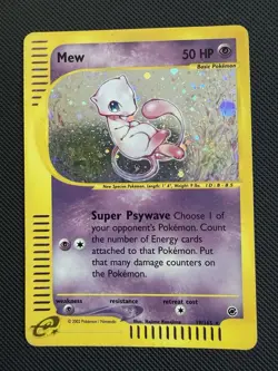 Mew 019/165 Expedition Base Set Holo Ultra Rare Pokemon TCG Nintendo Card - Image 3