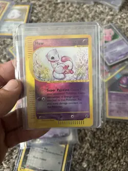 Pokemon TCG Mew - 55/165 - Pokemon Expedition Reverse Holo Rare Card HP - Image 1