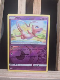 Mew 76/214 - Reverse Holo Rare Unbroken Bonds Pokemon TCG Card - NM - Image 1
