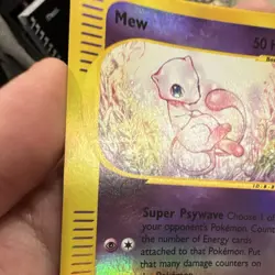 Nintendo Mew Expedition 55/165 Holo Rare 50 HP English Pokemon TCG Card 2002 - Image 2