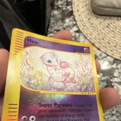 Nintendo Mew Expedition 55/165 Holo Rare 50 HP English Pokemon TCG Card 2002 - Image 3