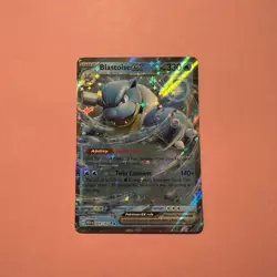 Blastoise ex 009/165 NM 151 Double Rare Holo Pokemon Card English MEW TCG - Image 1