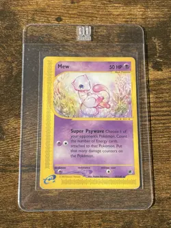 Pokemon TCG Mew 55/165 Expedition Base Set E Series Non-Holo Rare Card WOTC - Image 1