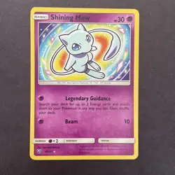Pokemon TCG Shining Mew Holo Rare Card 40/73 Shining Legends NM - Image 1