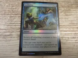 1x FOIL Aetherize - Iconic Masters - NM - English- MTG Bounce Control - Image 1