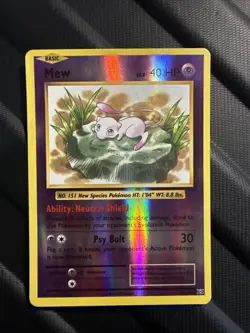 Pokemon Mew TCG 2016 XY Evolutions Reverse Holo Rare Card 53/108 M/Nm Condition - Image 1