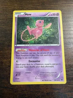Pokemon Mew TCG Fates Collide Holo Rare Card 29/124 - Image 1