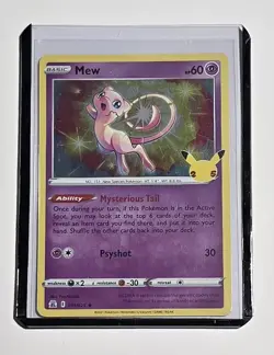 Mew 011/025 Holo Rare Celebrations Pokemon TCG Card NM+ - Image 1