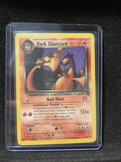 Dark Charizard 21/82 Non-Holo Team Rocket Pokemon Card - Image 1