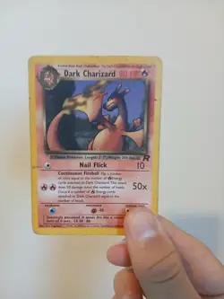 Dark Charizard 21/82 Non Holo Team Rocket - Pokemon Card - HP - Image 1