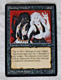 Cuombajj Witches - Arabian Nights - LP - MTG Magic the Gathering - Image 1