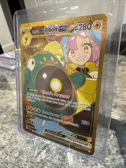 Pokemon TCG Ionos Bellibolt ex 188/159 Journey Together Gold Hyper Rare Card NM - Image 2