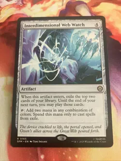 Inter-dimensional Web Watch R MTG Marvel's Spider-Man M/NM, English - Image 1