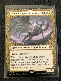 Magic The Gathering MTG - Shiko, Paragon Of The Way (Showcase) - TDM - Image 1