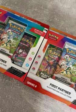 Pokemon TCG First Partner Illustration Collection Series 2 x2 Boxes - Image 2
