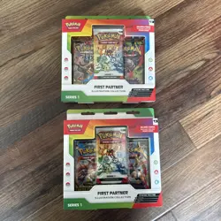 Pokemon TCG First Partner Illustration Collection Series 1 x 2 Boxes - Image 1