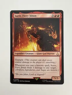 Surtr Fiery Jotun MTG Magic the Gathering Card NM Near Mint ACR - Image 1