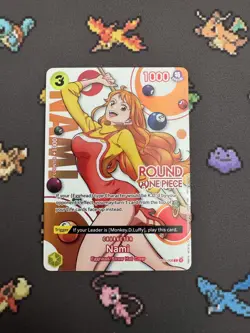 Nami Round 1 English Promo St29-008 One Piece Card Game - NEAR MINT - Image 1