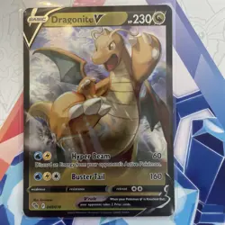 Pokemon TCG Dragonite v Holo Ultra Rare Card Pokemon Go 049/078 Mint/Near Mint - Image 1