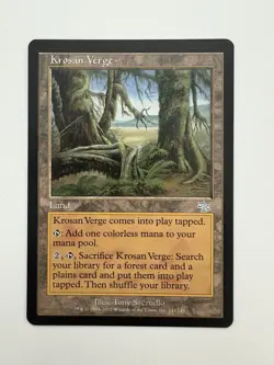 Krosan Verge MTG Magic the Gathering Card NM Near Mint Judgment - Image 1