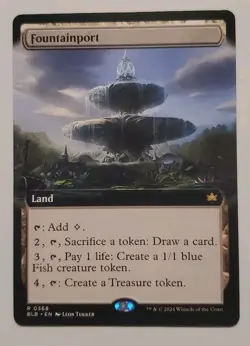 Fountainport (Extended Art) Bloomburrow Regular - Image 1
