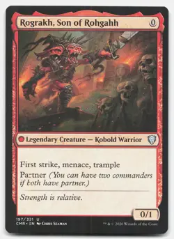Rograkh, Son of Rohgahh - NM Near Mint - CMR Commander Legends # 197 - MTG Magic - Image 1