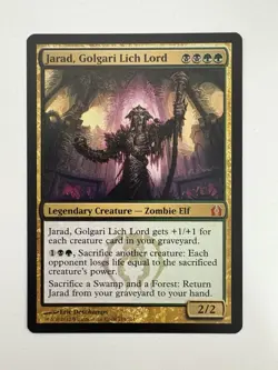Jarad Golgari Lich Lord MTG Magic the Gathering Card NM Near Mint RTR - Image 1