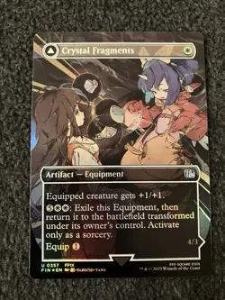 Magic The Gathering MTG - Crystal Fragments (Borderless) Foil - FIN - Image 1