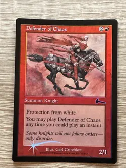 Defender Of Chaos Foil Urza's Legacy - Near Mint - Image 1