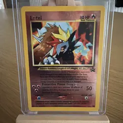 Entei - #34 - Black Star Promo - 2001 - Reverse-Holo - Vintage WOTC Pokemon Card - Image 2