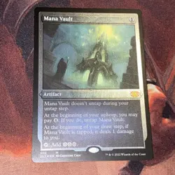 Mana Vault X1 Mtg Double Masters 2022 Nm Etched Foil - Image 1