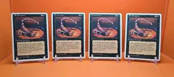 ⚫⚫⚫ (4) 1995 MAGIC The Gathering PIT SCORPION 4TH EDITION PLAYED ⚫⚫⚫ - Image 1