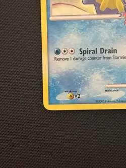 Pokemon Rumble Stamped Starmie Card 5/16 2009 TCG (Lightly Played) - Image 3