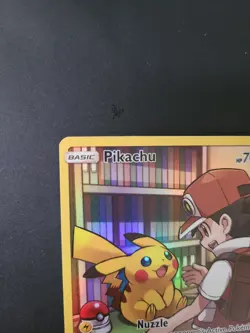 Pokemon Pikachu Holo Full Art Secret Rare Card Cosmic Eclipse 241/236 - Image 2