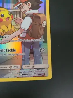 Pokemon Pikachu Holo Full Art Secret Rare Card Cosmic Eclipse 241/236 - Image 4