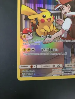 Pokemon Pikachu Holo Full Art Secret Rare Card Cosmic Eclipse 241/236 - Image 5