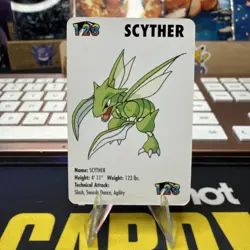 Vintage 1998 KFC Pokemon Scyther Card (Ungraded) - Image 1