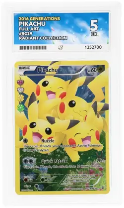 Pikachu RC29 Generations Radiant Collection Full Art Pokemon Card | ACE 5 EX - Image 1