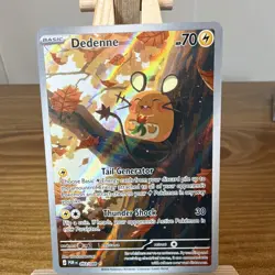 Pokemon Dedenne IR 093/088 Perfect Order Illustration Rare Full Art Card POR NM - Image 1