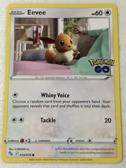 Pokemon TCG Pokemon GO 4-Card Lot Eevee 054/078 - Image 4