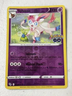 Pokemon TCG Pokemon GO 4-Card Promo Lot Sylveon x3/Eevee 035/078 054/078 - Image 2