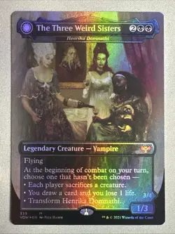 MTG / The Three Weird Sisters / VOW / #335 / FOIL / Mythic / NM - Image 1