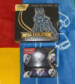 Pokemon TCG Sealed Collection Lot: (2) Mega Evolution ETBs, Booster Box, 3-pack - Image 2