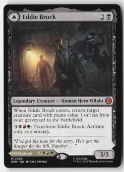 MTG - Eddie Brock M Marvel's Spider-Man 55 LP-NM - Image 1