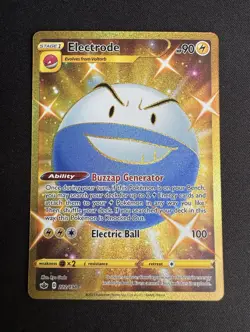 Pokemon Electrode Full Art Holo Secret Rare 222/198 Chilling Reign English 2021 - Image 1