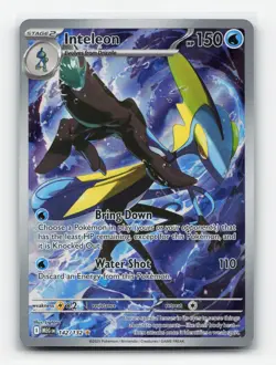 Inteleon 142/132 Holo Mega Evolution Illustration Rare Full Art 2025 Pokemon NM - Image 1