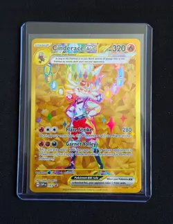 Cinderace ex 163 SVP Promo Holo Eng Pokemon TCG EX Gold Card Scarlett & Violet - Image 1