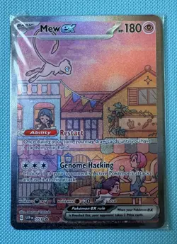 Mew ex SVP 053 Pokemon TCG Scarlet Violet 151 Black Star Promo Full Art SEALED - Image 1