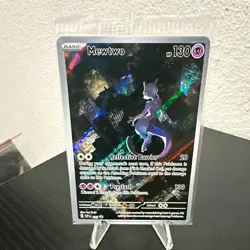 Pokemon TCG Mewtwo 052 SV Scarlet & Violet Promo Holo Basic 130 HP English - Image 1