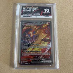 Team Rocket's Moltres ex 229/182 SIR Destined Rivals Stamped UPC Promo Ace 10 - Image 1